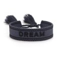 thumbnail image 1 of kurtrusly Bracelets Adjustable Handwoven With Embroidered Character Detail Manual Edge Locking Adjustable Rope Deep blue dream, 1 of 6