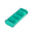 thumbnail image 6 of Unique Bargains 1 Pc 3 Grids Pill Case Durable for Travel Green, 6 of 6