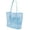 Sky Blue, variant on Beach Bags for Women, Foldable Mesh Tote Bag with Mini Pocket, Womens Shoulder Handbag for Travel Beach Essentials