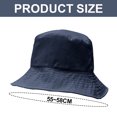 thumbnail image 2 of Sombrero de pescador de doble cara con circunferencia de 56-58 cm, sombrero de pescador para mujer, sombrero de pescador que cubre la cara, protector solar, sombrilla, sombrero de lavabo, 2 of 5