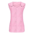 thumbnail image 3 of Blouses for Women Dressy Casual 3/4 Sleeve Printed Crewneck Tunic Shirts Loose Comfy Three Quarter Sleeve Blouses, 3 of 4