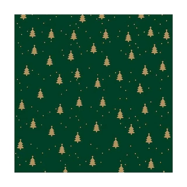 Christmas Wrapping Paper 56 cm x 53 cm Red And Green Festive Snowflake Reindeer Tree Design Thick Tear-Resistant Paper