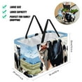 thumbnail image 2 of Cattle Reusable Large Capacity Foldable Grocery Bags and Shopping Baskets made with Oxford Cloth, 2 of 7