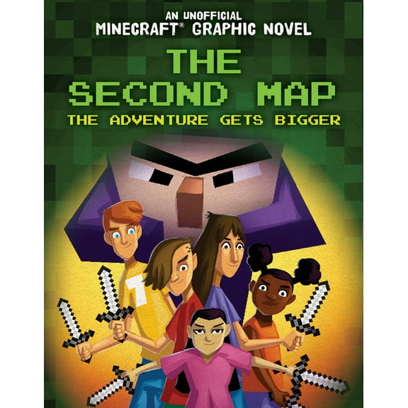 An Unofficial Minecraft(r) Graphic Novel: The Second Map : The Adventure Gets Bigger (Paperback)
