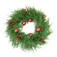 thumbnail image 2 of WEGFTDUOP Artificial Door Ring Hanging Decoration With Christmas Leaves Red Berries And Wreath, 2 of 6