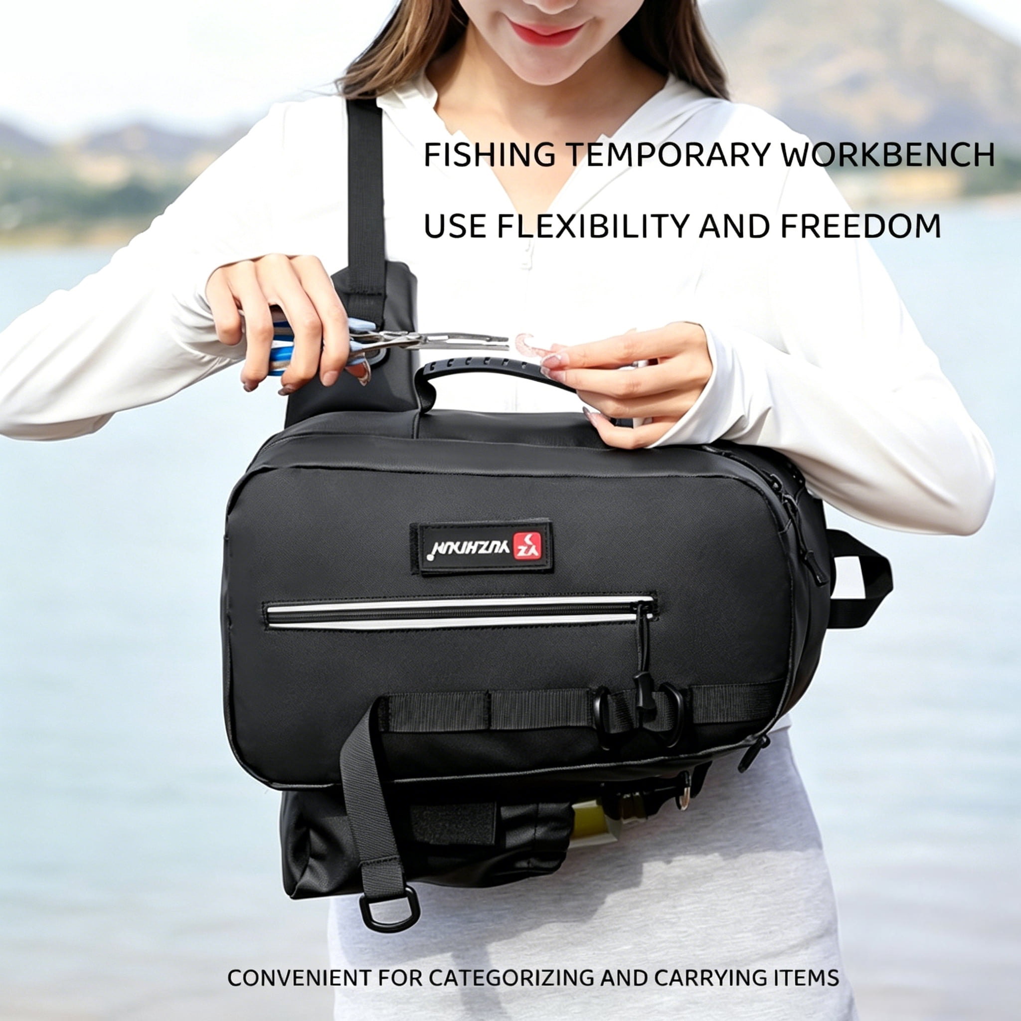 NomiLife Durable Water-Resistant Lightweight Fishing Tackle Box & Bait Storage
