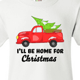 thumbnail image 4 of Inktastic I'll Be Home for Christmas Truck with Tree Youth T-Shirt, 4 of 5