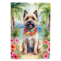 Cairn Terrier Luau House Flag