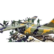 Military 21-Inch Cargo Plane C130 Bomber Bombs 12 Mix Vehicles 50 Army Soldiers