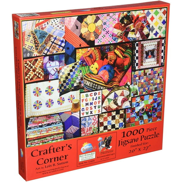 One Of The 4 Corner States Crossword SunsOut 27979 1000 Piece Crafter's Corner Jigsaw Puzzle - Walmart.com