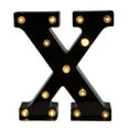thumbnail image 1 of Xihbxyly Lámpara de Letras con Iluminación Led Blanca Cálida, Funciona con Pilas, de Plástico Negro, Ideal para Decorar Dormitorios, Fiestas y Bodas, 22,5 Cm., 1 of 2