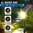 thumbnail image 4 of CHARKEE Outdoor Solar Lights,3 Modes Solar Spot Lights for Garden Yard Landscape,Warm White, 4 of 7