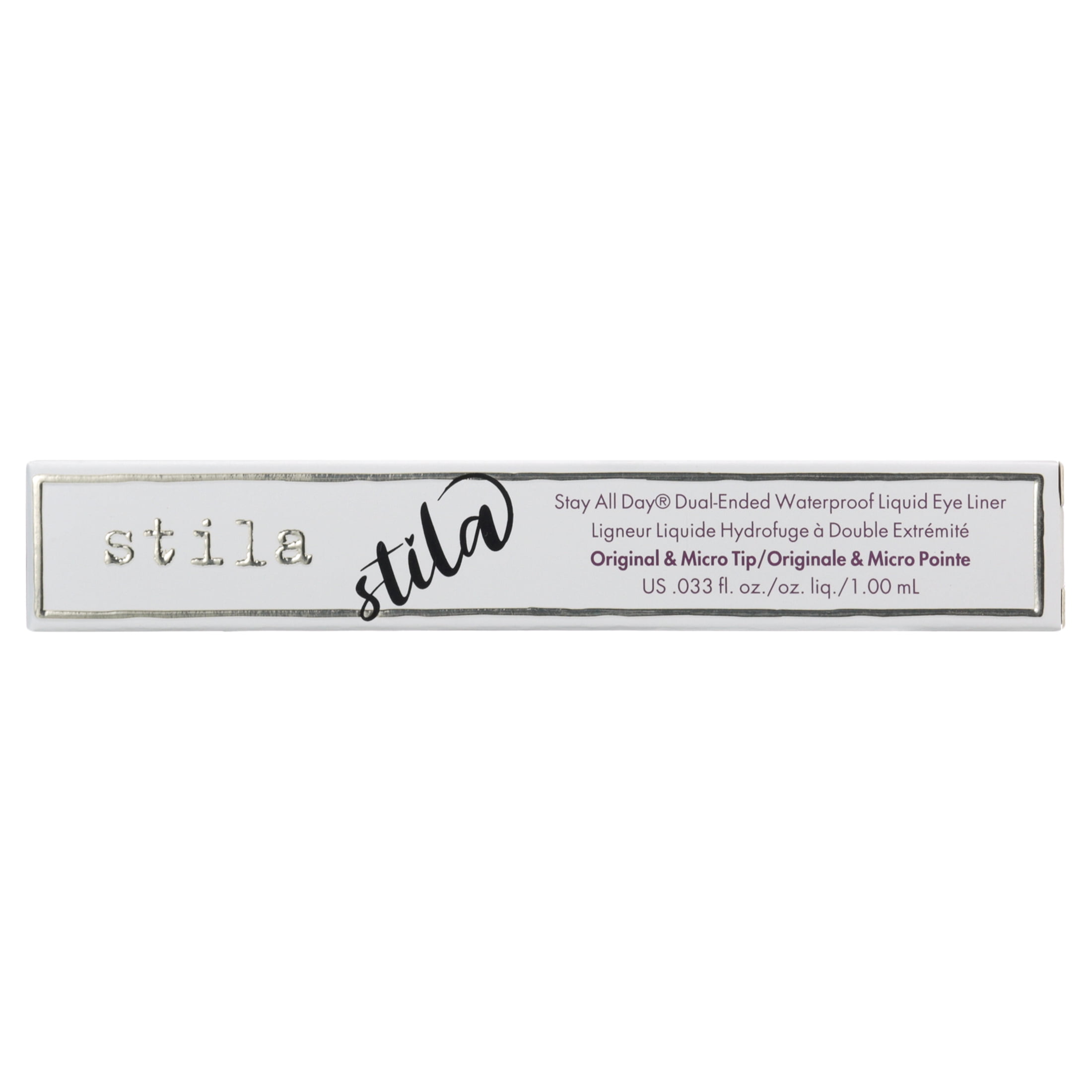 Stila Stay All Day Dual-Ended Waterproof Liquid Eye Liner - Intense Black (0.033 oz/1 ml)
