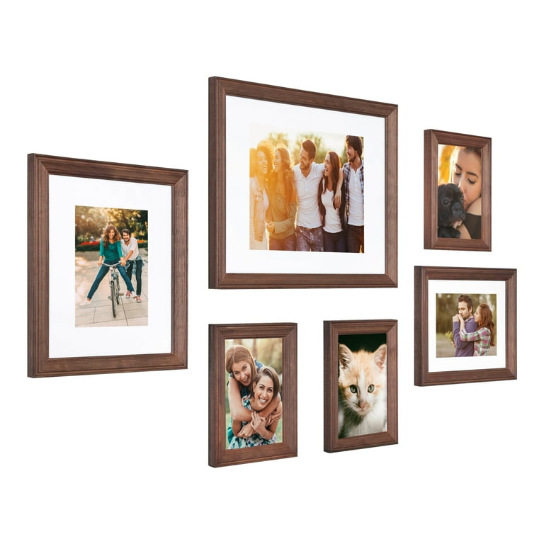 Kate and Laurel Bordeaux Gallery Multi Size Picture Frame Wall Kit
