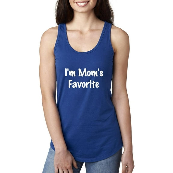 MmF - Women's Racerback Tank Top, up to Women Size 2XL - I'm Mom's Favorite