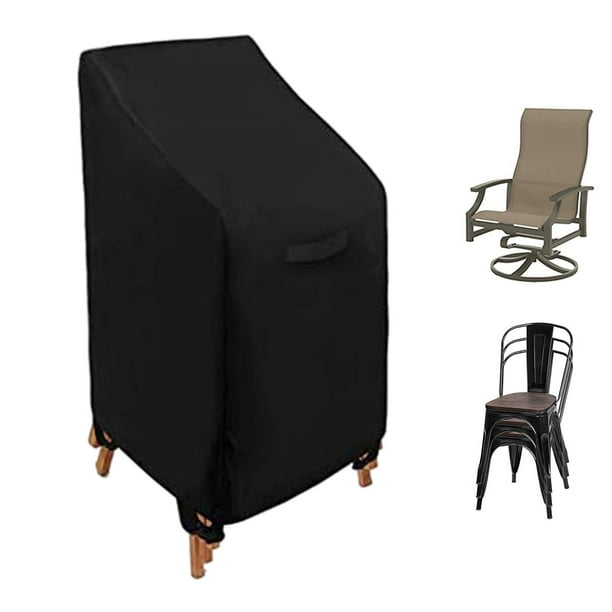 Viugreum Ultimate Waterproof Patio Lounge Chair Cover 210d Oxford Cloth Stackable Light Weight Material Weather Resistant Elastic Hem Com 210d Oxford Cloth Stackable Patio Chair, Cloth Patio Chair Covers