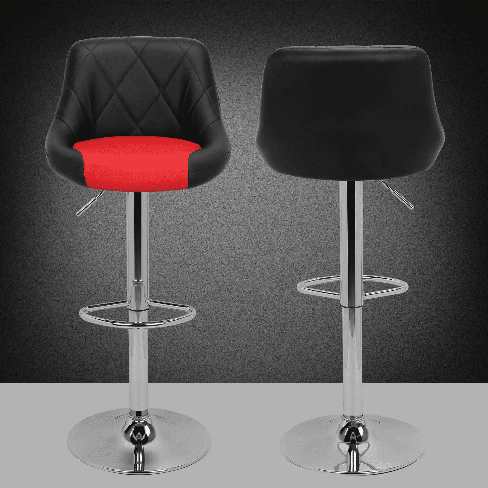 Magshion Bar Stools Counter Height Adjustable Barstools Set of 2 Faux