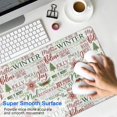 thumbnail image 4 of Long Mouse Pads for Desk,Multicolor Christmas Word Pattern Desk Mats on Top Of Desks, Desk Mouse Pad Extra Large with 3mm Non-Slip Base and Stitched Edge for Gaming,Office,Work,Home 35.4x15.7in, 4 of 5