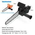 thumbnail image 2 of HLONK 6 Inch Electric Drill Modified To Electric Chainsaw Tool Attachment Electric Chainsaws Accessory Practical Modification Tool Set Woodworking Cutting Tool, 2 of 7
