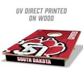 thumbnail image 6 of YouTheFan NCAA South Dakota Coyotes 2' x 3' Cornhole Game, 6 of 6