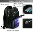 thumbnail image 4 of Balery Cool Lion Head Mochila con carga USB para hombre y mujer - Mochila impermeable y antirrobo para portátil con puerto USB para viajes, trabajo, estudios y universidad, 4 of 7