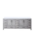 thumbnail image 3 of Jacques 84 in. W x 22 in. D Distressed Grey Double Bath Vanity and White Quartz Top, 3 of 9