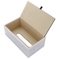 thumbnail image 3 of Funda rectangular para caja de pañuelos KINGFOM, gamuza sintética, piel sintética, 3 of 9
