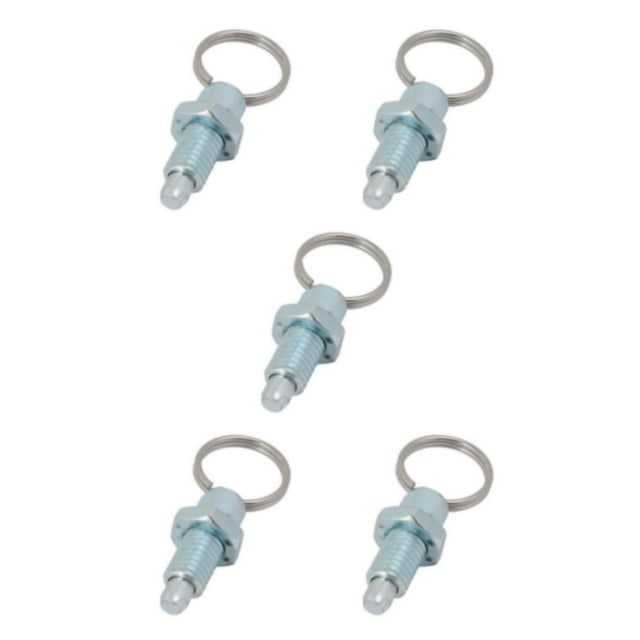 Guardoinrt Ventouse d'Index Réglable avec Anneau Ergonomique à Tirer, Verrou Robuste à Ressort, Acier Galvanisé M6-3, Ensemble de 5