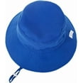 thumbnail image 3 of Baby Sun Hat UPF 50+ Wide Brim Bucket Hat - Adjustable Infant Toddler Sun Protection for Beach & Outdoor (Royal Blue,2-6T), 3 of 6