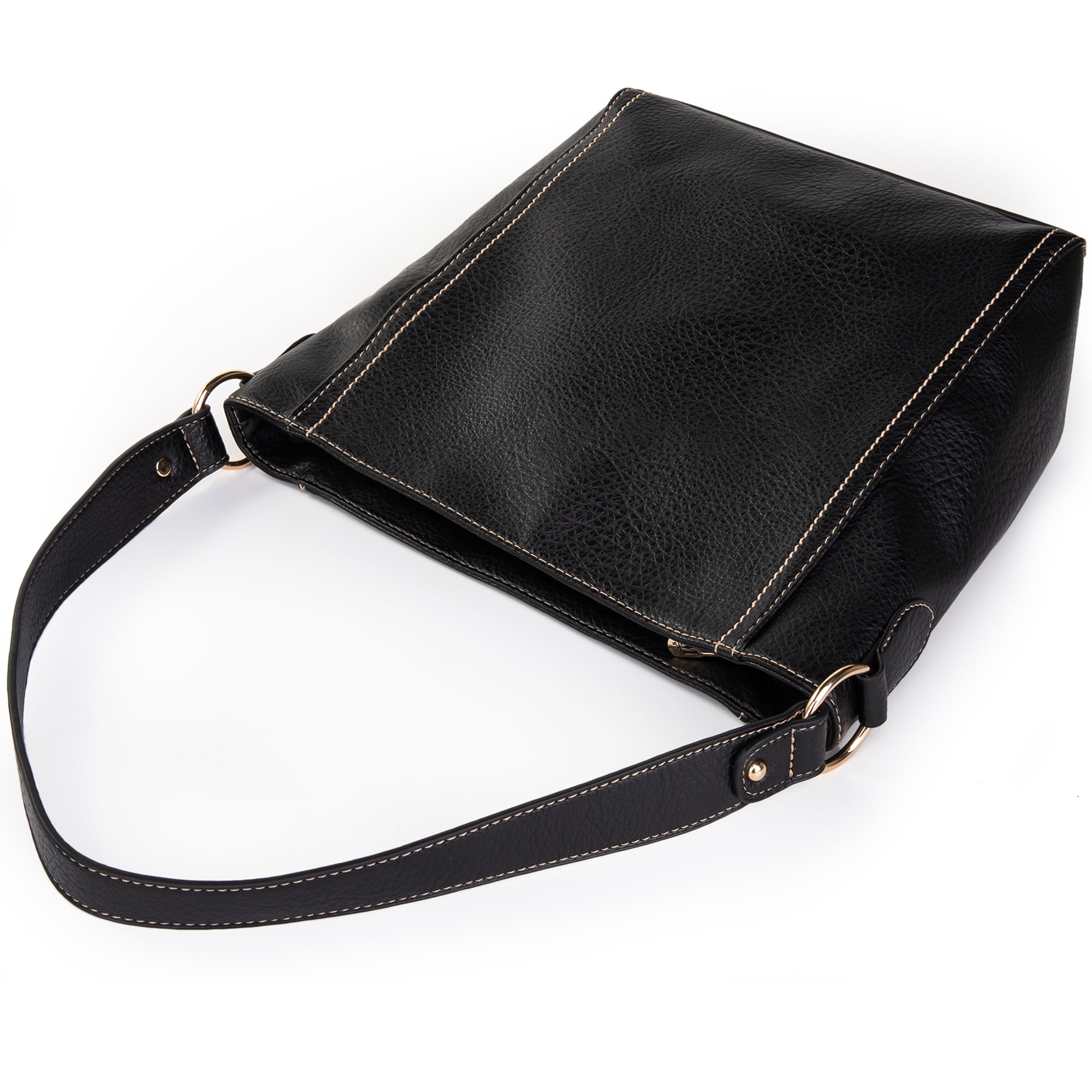 Montana West Hobo Bags for Women Vegan Leather Shoulder Purses and Handbags, Black