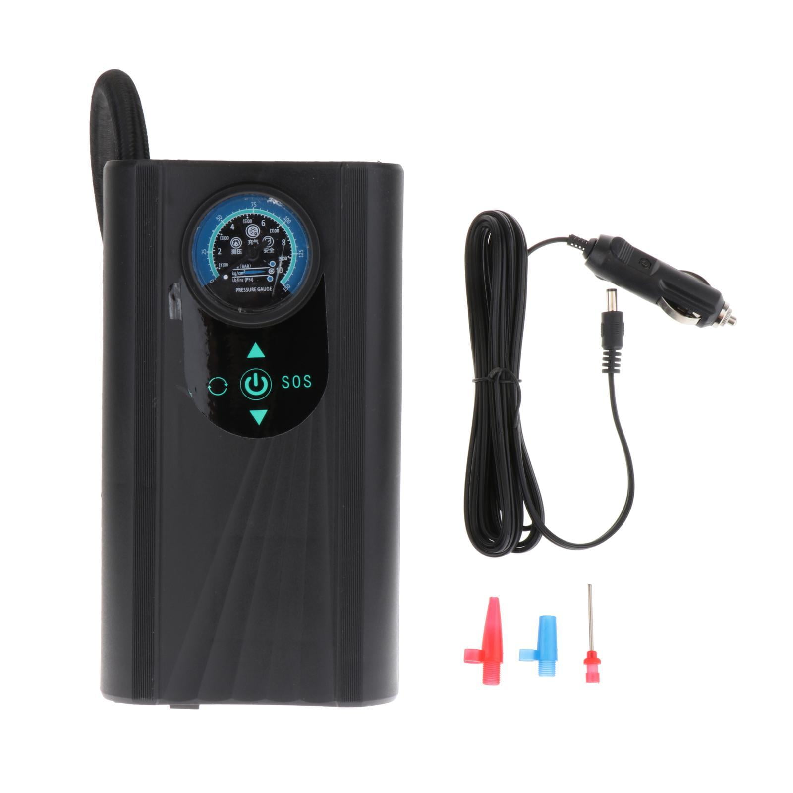 funtasica Tire Inflator Air Pump Cordless Tire Pump Multipurpose 12V DC Portable Air Compressor Car Accessories for Ball Motor Car