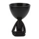 thumbnail image 2 of Maceta suculenta novedosa, maceta de meditación, estatua, figura decorativa Negro, 2 of 9