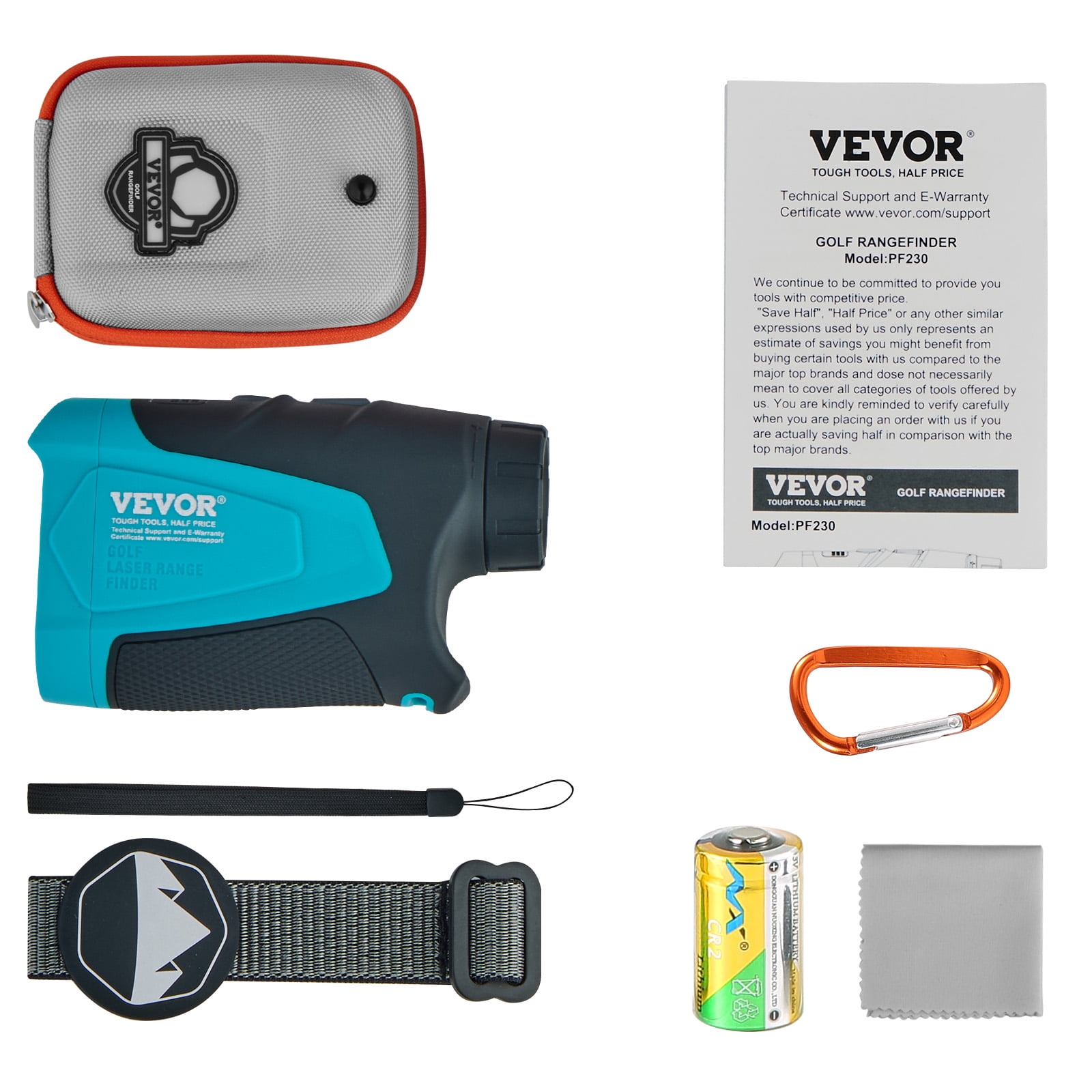 KFFKFF 900 Yards Laser Golf Rangefinder Distance Measuring Slope Switch Magnet