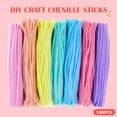 100 Pieces Pipe Cleaners Assorted Craft Chenille StemsMulticolored Pipe C3Q4