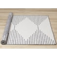 thumbnail image 6 of Rug Branch Mid-Century Geometric, Stripes Grey Indoor Area Rug - 5' x 8', 6 of 8