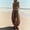 Coffee, variant on Women's Harem Pant Lightweight Wide Leg Pants Casual Loose Linen Pant Trousers Elastic Cuffs Balloon Pants Beach Vacation