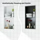 thumbnail image 5 of QinaQin Nicho empotrable de acero inoxidable para baño y regadera, diseño impermeable y antiderrames, ideal para almacenamiento empotrado en ducha o pared interior, 5 of 6
