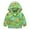 Z1 Green, variant on Toddler Boys Rain Jackets Girls Cartoon Prints Casual Light Coat Hooded Jacket Windproof Zipper Outwear Raincoat Windbreakers For Kids,Size 4-5 Years