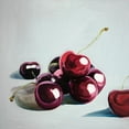 thumbnail image 2 of Atelier B Art Studio 26x26 Gold Ornate Wood Framed with Double Matting Museum Art Print Titled - GLOSSY DARK CHERRIES, 2 of 4