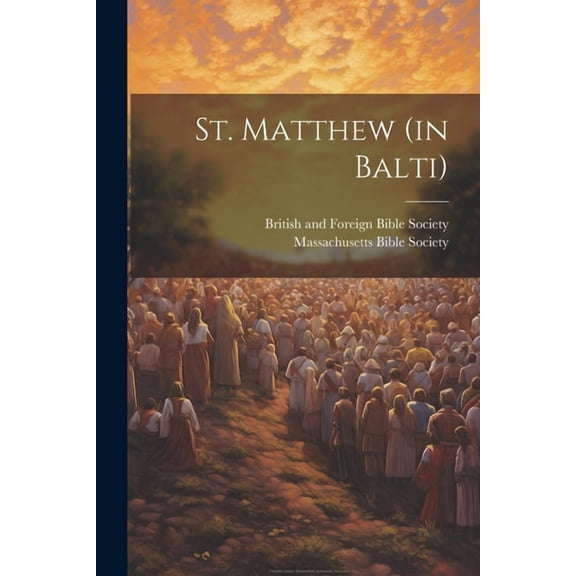 St. Matthew (in Balti) (Paperback)