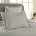 thumbnail image 5 of Superior Geometric Fret Cotton Decorative Bedspread and Sham Set, Full, Platinum, 5 of 9