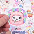 thumbnail image 3 of 50pcs Llama Alpaca Sticker Animal Stickers Laptop Luggage Skateboard Stickers, 3 of 5