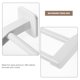 thumbnail image 3 of unbranded Organizador De Toallas Para Montaje En Pared Sin Taladro Material ABS Y Aluminio, 3 of 8