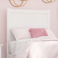 thumbnail image 2 of AFI NoHo Modern Panel Wood Headboard, Twin, White, 2 of 6