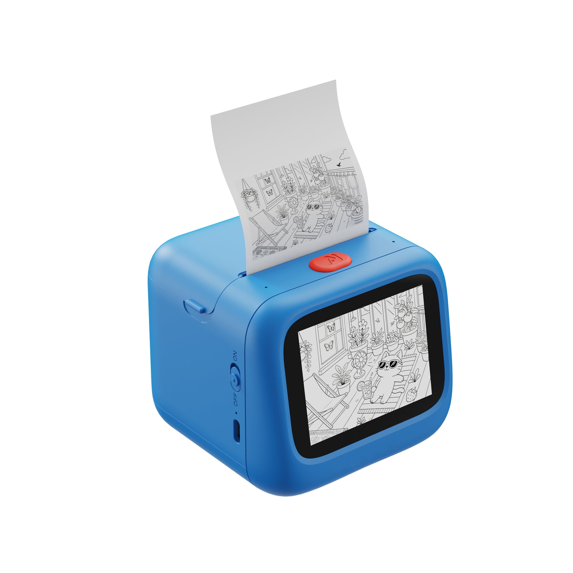 Voice control AI printer for kids and adults use.