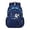 Blue, variant on GobdXE Back To School Unisex Student Astronaut Space Print Backpack Multi Pocket Water Resistant Daily Daypack Size:Small Size