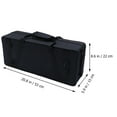 thumbnail image 4 of WHAMVOX 1Set Black Canvas Trumpet Bag for Portable and Durable Musical Instrument Protection, 4 of 7