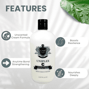 CMR Cosmetics Uniplex C Strengthener Bond - Ultimate Hair Repair & Protein Care for Hair - Revitalize & Restore with Intensive