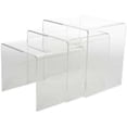 Baxton Studio Acrylic Nesting Table 3-Pc Table Set Display Stands ...