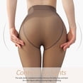 thumbnail image 4 of Fleece Lined Tights for Women Winter Thermal Thick Tights Warm Stretch Leggings Sheer High Waist Fake Translucent Pantyhoses, 4 of 7